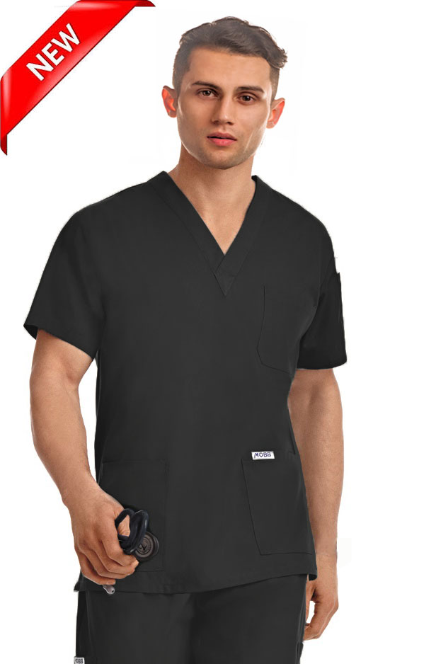 Unisex V-NECK SCRUB TOP - T4010 : THE ANDY | Universal Work Wear